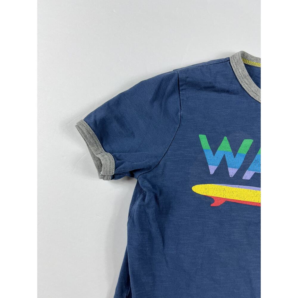 Mini Boden Waves Ringer Graphic Tee 7-8 - Picture 5 of 8